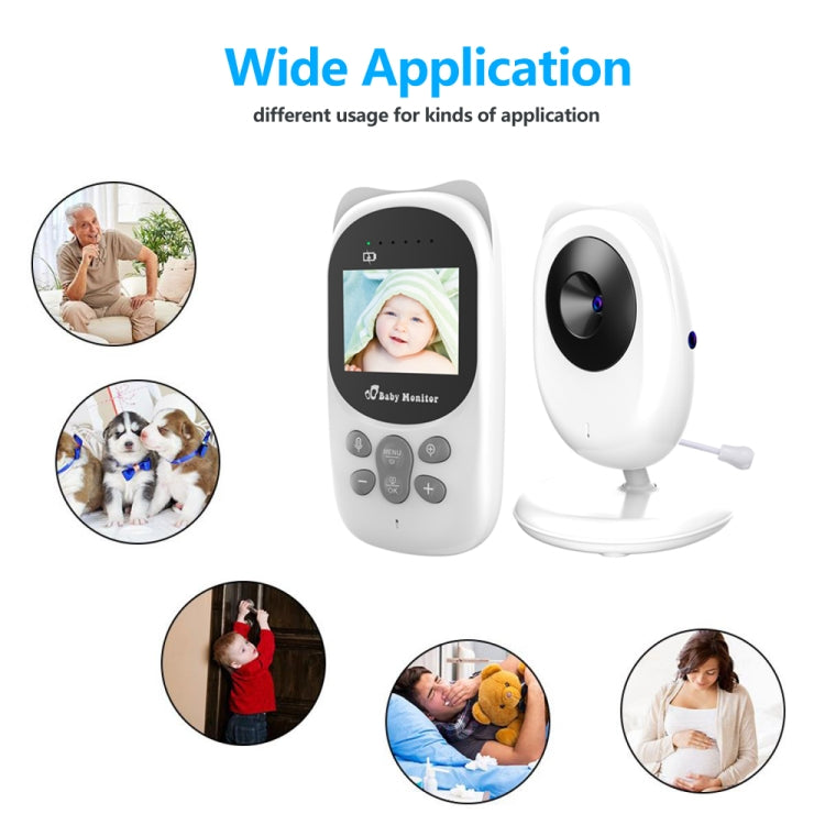 SP990 2.4 inch LCD Screen Baby Monitor Care Camera(EU Plug) - Baby Monitor by buy2fix | Online Shopping UK | buy2fix