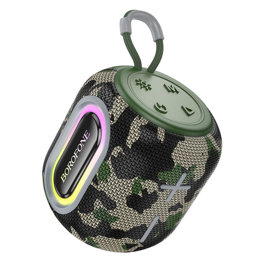 Borofone BR39 Portable Kaya Sports BT Speaker(Camouflage Green) - Desktop Speaker by Borofone | Online Shopping UK | buy2fix