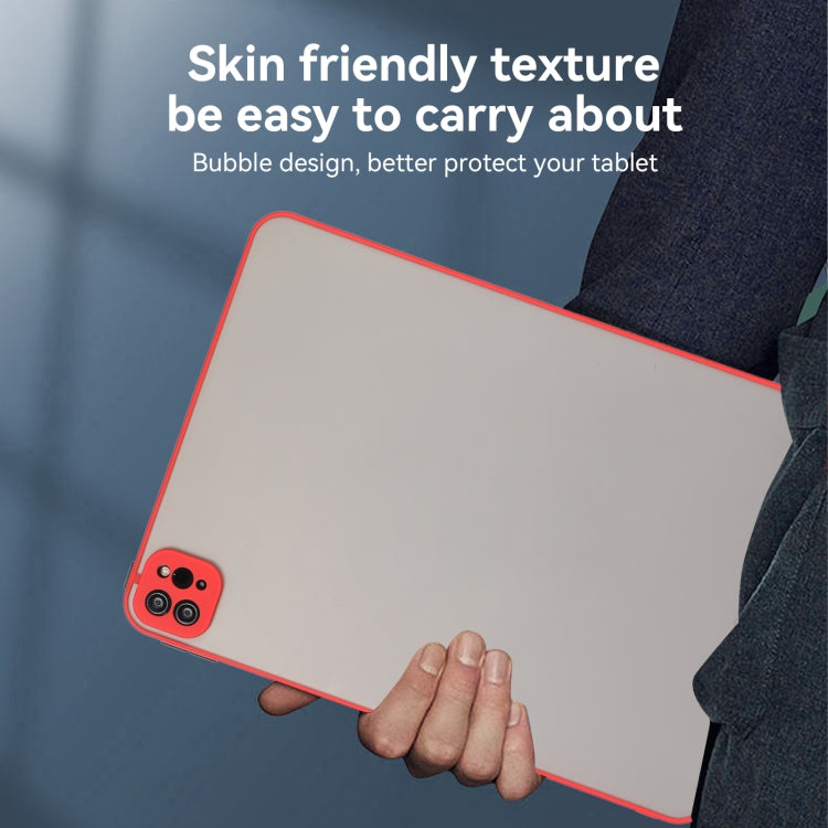 For iPad Pro 13 2024 Skin Feel 2 in 1 PC Hybrid TPU Tablet Case(Red) - iPad Pro 13 2024 Cases by buy2fix | Online Shopping UK | buy2fix