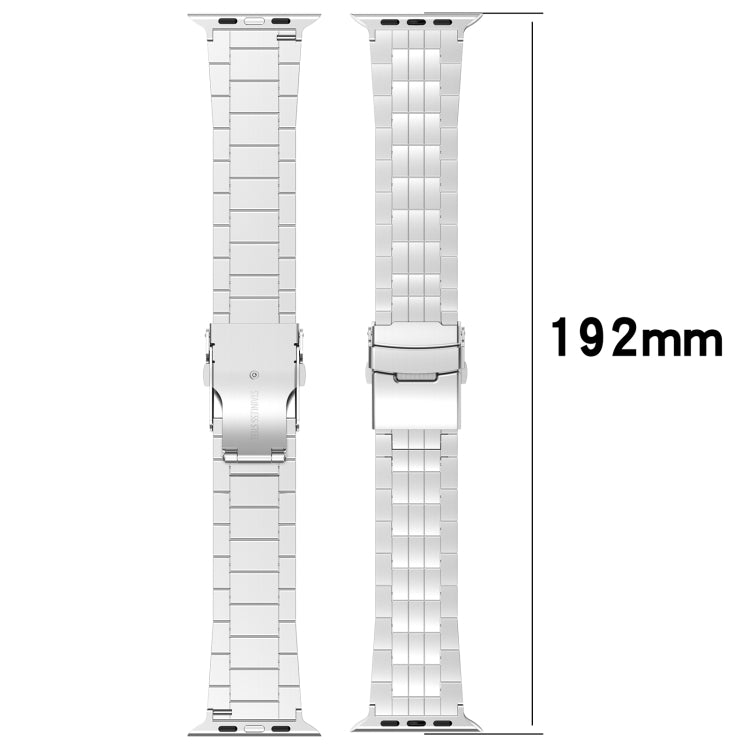 For Apple Watch Series 2 38mm Armor 5-bead Titanium Watch Band(Titanium) - Watch Bands by buy2fix | Online Shopping UK | buy2fix