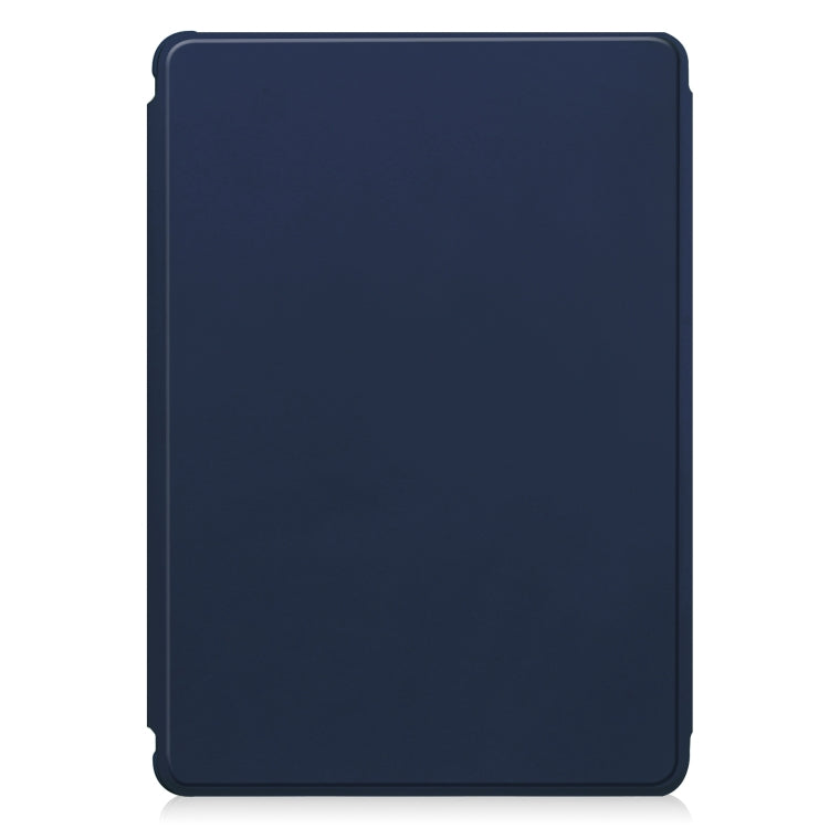 For iPad Air 13 2024 Transparent Rotation Smart Leather Tablet Case(Dark Blue) - iPad Air 13 2024 Cases by buy2fix | Online Shopping UK | buy2fix