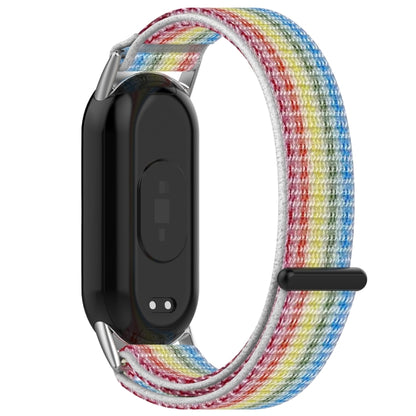 For Xiaomi Mi Band 8 / 8 NFC Nylon Loop Hook and Loop Fastener Watch Band(Colorful) - Watch Bands by buy2fix | Online Shopping UK | buy2fix