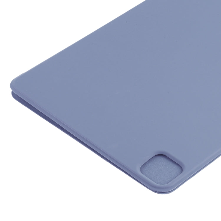 For iPad Pro 11 2024 Double-sided Clip Non-buckle Magnetic PU Smart Tablet Case(Purple) - iPad Pro 11 2024 Cases by buy2fix | Online Shopping UK | buy2fix