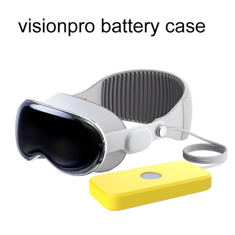 For Apple Vision Pro Accessories Power Silicone Protective Case(White) - VR Accessories by buy2fix | Online Shopping UK | buy2fix