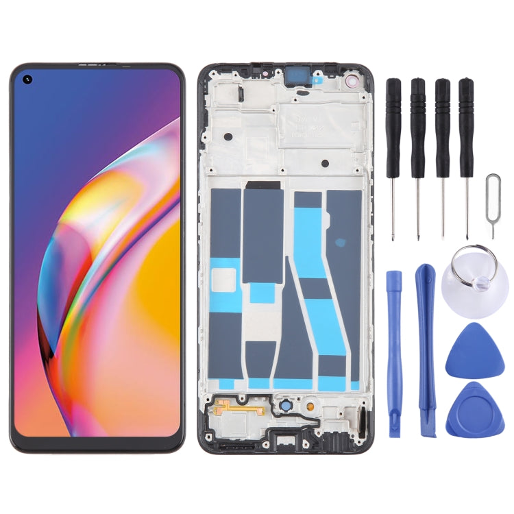 For OPPO F19 Pro OLED LCD Screen Digitizer Full Assembly with Frame - LCD Screen by buy2fix | Online Shopping UK | buy2fix