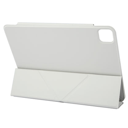 For iPad Pro 11 2024 Y-Shape Double-sided Clip Magnetic Smart Tablet Case(Light Grey) - iPad Pro 11 2024 Cases by buy2fix | Online Shopping UK | buy2fix