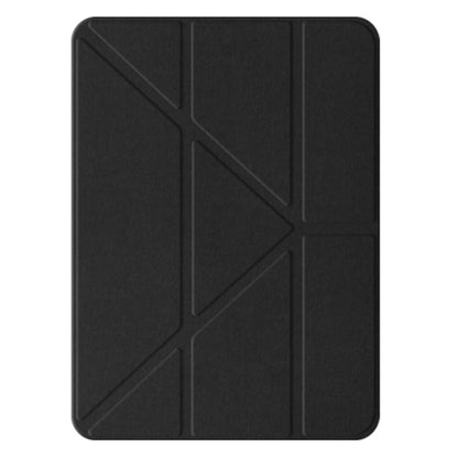 For iPad Air 11 2025 / 2024 Mutural Multi-fold Smart Leather Tablet Case(Black) - iPad Air 11 2025 / 2024 Cases by Mutural | Online Shopping UK | buy2fix