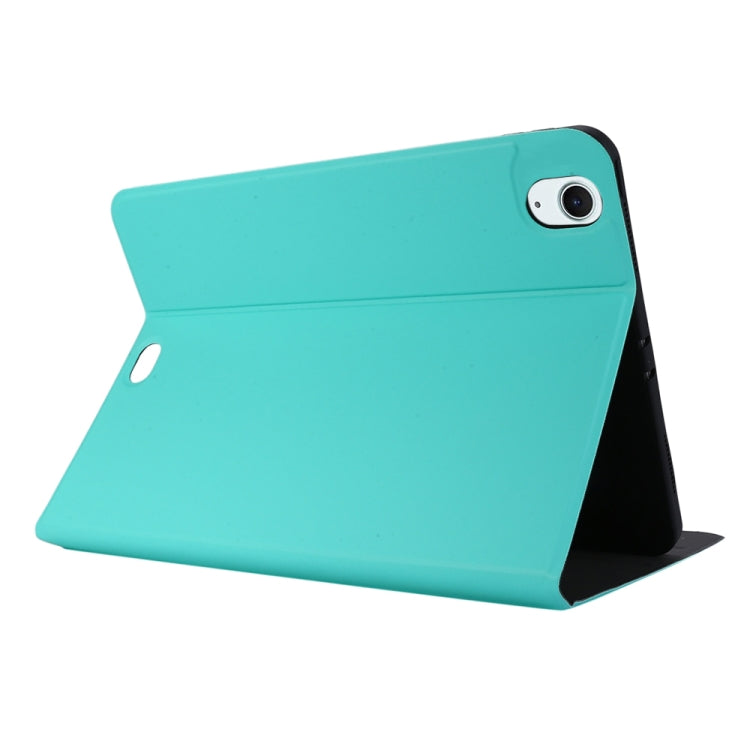 For iPad Air 13 2024 Stretch Voltage Plain Leather Smart Tablet Case(Green) - iPad Air 13 2024 Cases by buy2fix | Online Shopping UK | buy2fix