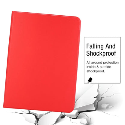 For iPad Pro 11 2024 Stretch Voltage Plain Leather Smart Tablet Case(Red) - iPad Pro 11 2024 Cases by buy2fix | Online Shopping UK | buy2fix