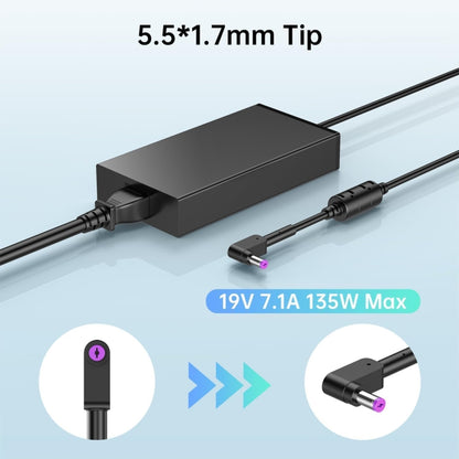 135W 19V 7.1A Laptop Notebook Power Adapter For Acer 5.5 x 1.7mm, Plug:US Plug - For Acer by buy2fix | Online Shopping UK | buy2fix