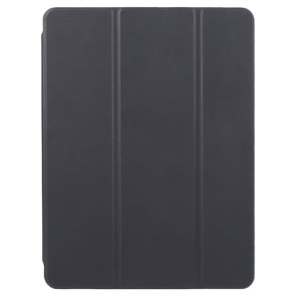 For iPad Air 11 2024 / Air 5 / Air 4 GEBEI Acrylic TPU 3-folding Rotating Smart Tablet Leather Case withh Pen Slot(Black) - iPad Air 11 2024 Cases by GEBEI | Online Shopping UK | buy2fix