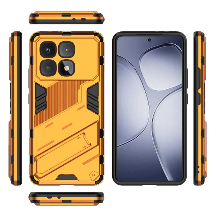 For Redmi K70 Ultra Global Punk Armor 2 in 1 PC + TPU Phone Case with Holder(Orange) - Xiaomi Cases by buy2fix | Online Shopping UK | buy2fix