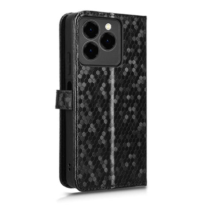 For Ulefone Note 20 Pro Honeycomb Dot Texture Leather Phone Case(Black) - Ulefone Cases by buy2fix | Online Shopping UK | buy2fix