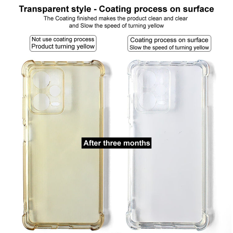 For OnePlus Ace 3 Pro 5G imak Shockproof Airbag TPU Phone Case(Transparent) - OnePlus Cases by imak | Online Shopping UK | buy2fix