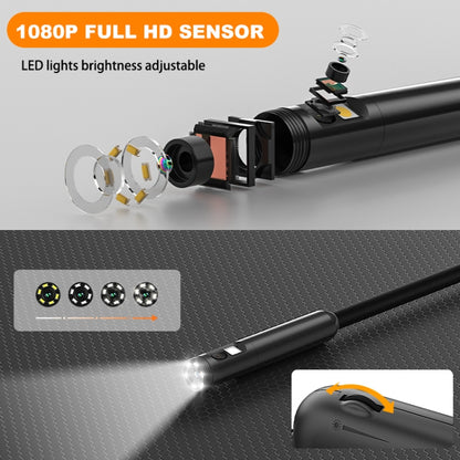 Y15 3.9mm Single Camera WiFi Connected Hard Cable HD Industrial Endoscope, Length:3.5m(Black) -  by buy2fix | Online Shopping UK | buy2fix