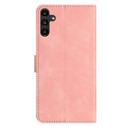 For Samsung Galaxy S25 5G Seven Butterflies Embossed Leather Phone Case(Pink) - Galaxy S25 5G Cases by buy2fix | Online Shopping UK | buy2fix