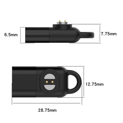 For Suunto Sonic Bone Conduction Earphone USB-C / Type-C Port Charging Adapter Converter - Other Accessories by buy2fix | Online Shopping UK | buy2fix