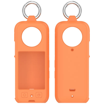 For Insta 360 X4 Portable Silicone Protective Case(Orange) - Case & Bags by buy2fix | Online Shopping UK | buy2fix