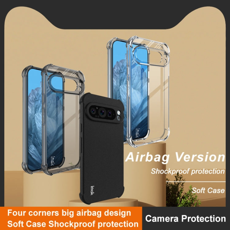 For Google Pixel 9 Pro XL imak Shockproof Airbag TPU Phone Case(Transparent) - Google Cases by imak | Online Shopping UK | buy2fix