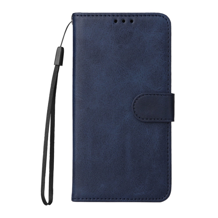 For Samsung Galaxy S25 Ultra 5G Classic Calf Texture Flip Leather Phone Case(Blue) - Galaxy S25 Ultra 5G Cases by buy2fix | Online Shopping UK | buy2fix