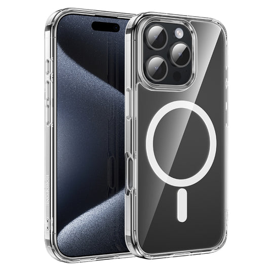 For iPhone 16 Pro Max BOROFONE BI5 Ice Shield Series MagSafe Magnetic Phone Case(Transparent) - iPhone 16 Pro Max Cases by Borofone | Online Shopping UK | buy2fix