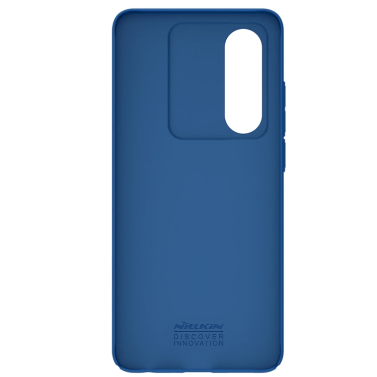 For OnePlus Nord CE4 Lite / OPPO K12x NILLKIN Black Mirror Series Camshield PC Phone Case(Blue) - OnePlus Cases by NILLKIN | Online Shopping UK | buy2fix