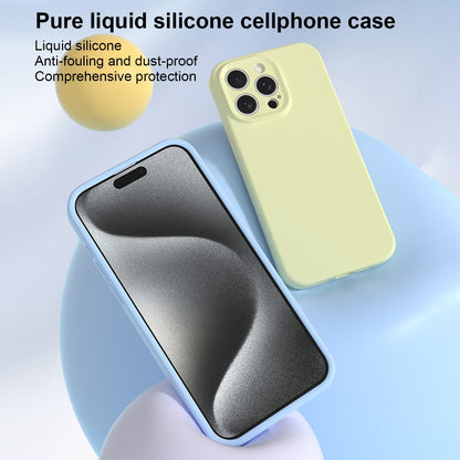 For iPhone 16 Pro Precise Hole Liquid Silicone Jelly Color Full Coverage Phone Case(Brilliant Pink) - iPhone 16 Pro Cases by buy2fix | Online Shopping UK | buy2fix