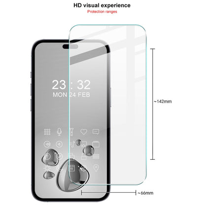 For iPhone 16 imak H Series Full Screen Tempered Glass Film - iPhone 16 Tempered Glass by imak | Online Shopping UK | buy2fix