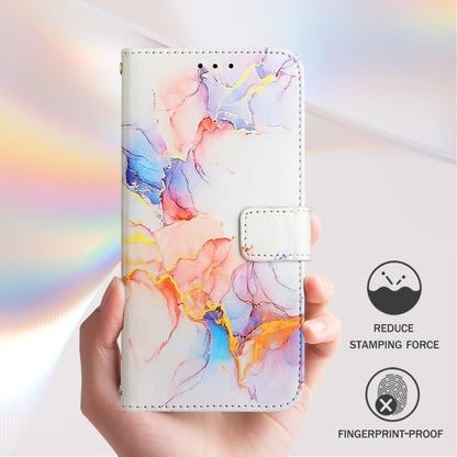 For Redmi K70 Ultra 5G Global PT003 Marble Pattern Flip Leather Phone Case(Galaxy Marble White) - Xiaomi Cases by buy2fix | Online Shopping UK | buy2fix