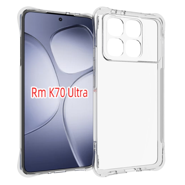 For Redmi K70 Ultra Shockproof Non-slip Thickening TPU Phone Case(Transparent) - Xiaomi Cases by buy2fix | Online Shopping UK | buy2fix