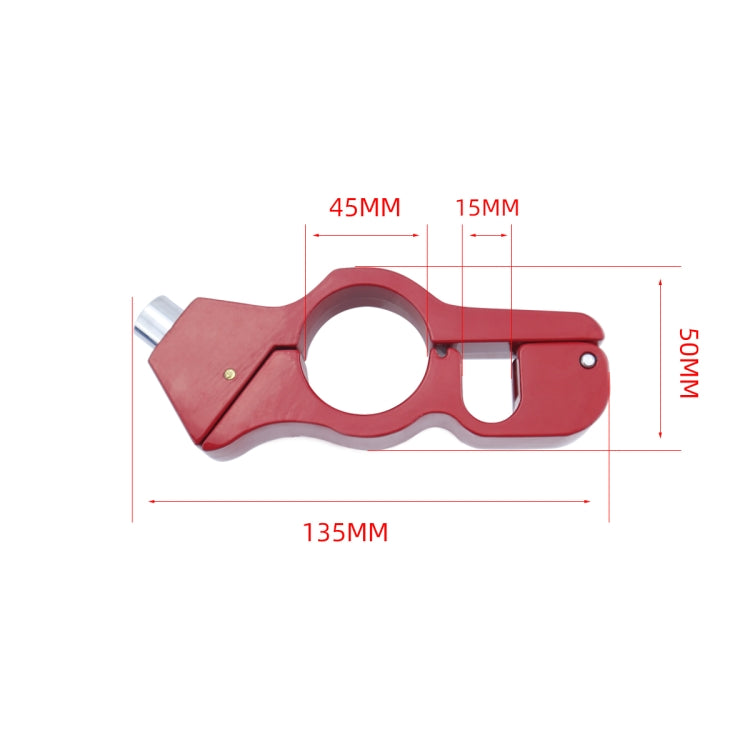 Motorcycle Anti-theft Brake Lock(Red) - Theft Protection by buy2fix | Online Shopping UK | buy2fix