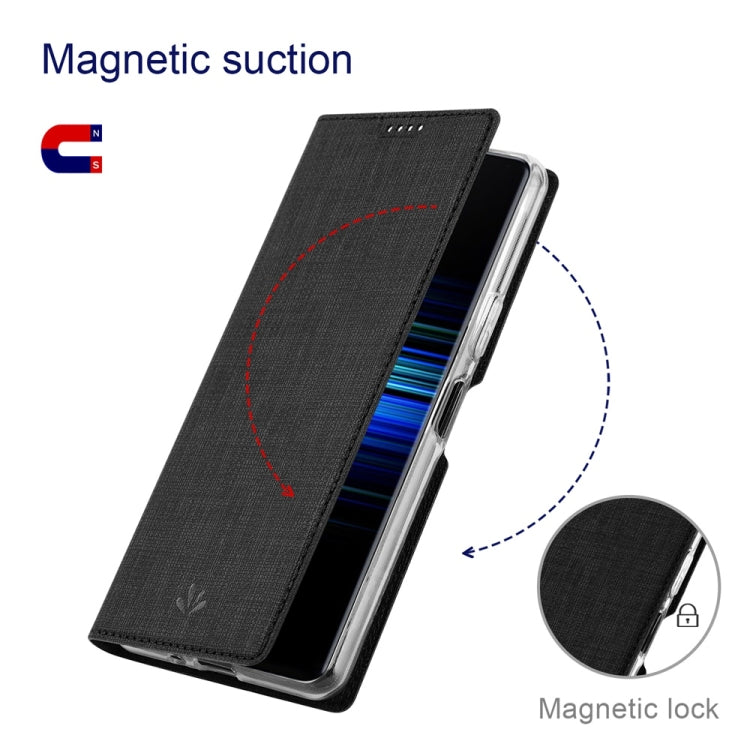 For Sharp Aquos Wish4 ViLi DMX Series TPU + PU Leather Magnetic Phone Case(Black) - More Brand by ViLi | Online Shopping UK | buy2fix