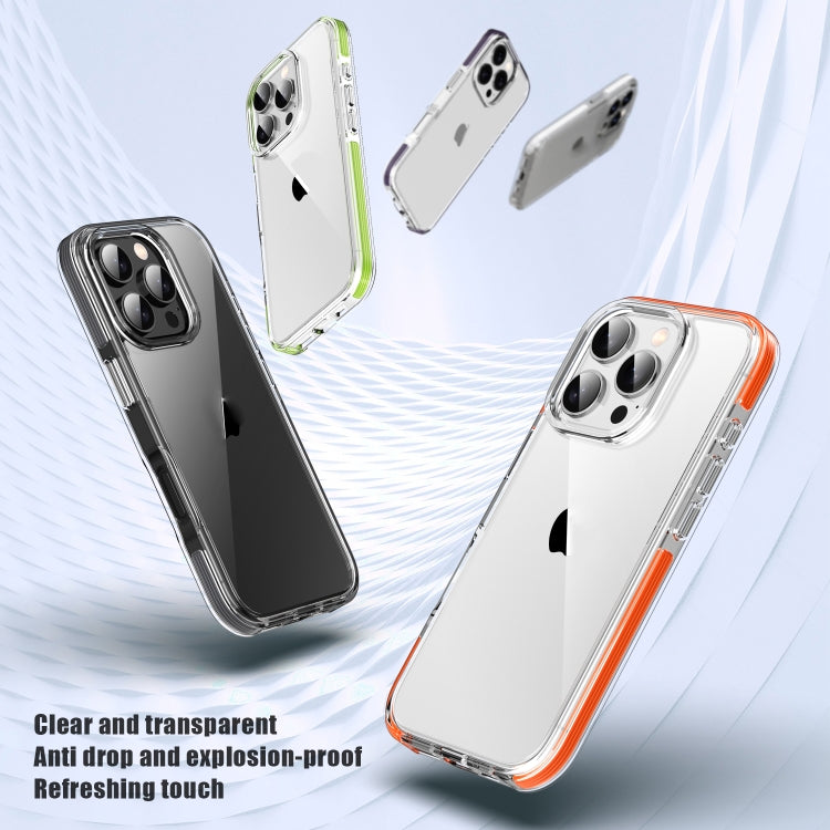 For iPhone 16 Pro Max TPE Airbag TPU+ PC Full Coverage Phone Case(Grey) - iPhone 16 Pro Max Cases by buy2fix | Online Shopping UK | buy2fix