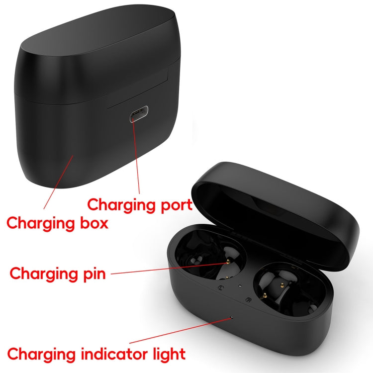 For Jabra Elite 4 Active Wireless Bluetooth Earphone Charging Box(Black) - Other Accessories by buy2fix | Online Shopping UK | buy2fix