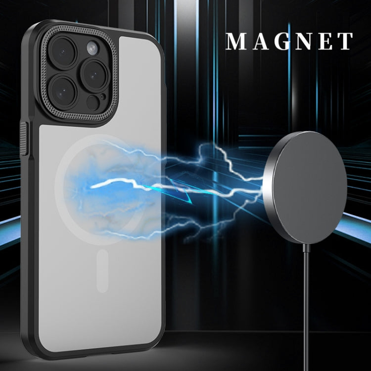 For iPhone 16 Pro Max Bodyguard MagSafe Magnetic Phone Case(Black) - iPhone 16 Pro Max Cases by buy2fix | Online Shopping UK | buy2fix