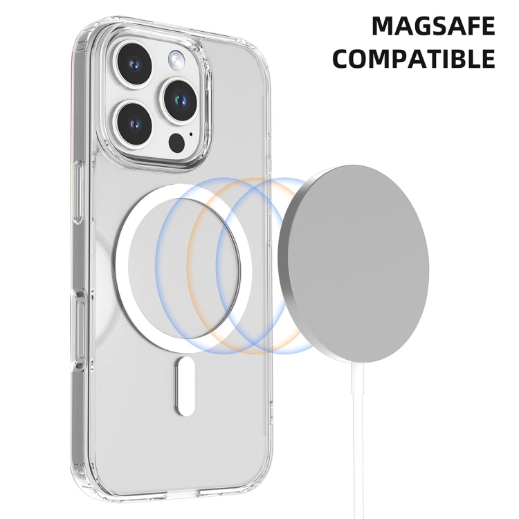 For iPhone 16 Plus Mutural Ice Series MagSafe Magnetic TPU Phone Case(Transparent) - iPhone 16 Plus Cases by Mutural | Online Shopping UK | buy2fix