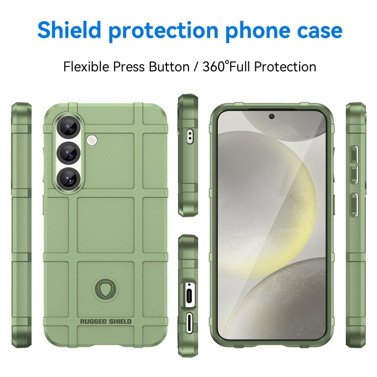 For Samsung Galaxy S25+ 5G Full Coverage Shockproof TPU Phone Case(Green) - Galaxy S25+ 5G Cases by buy2fix | Online Shopping UK | buy2fix