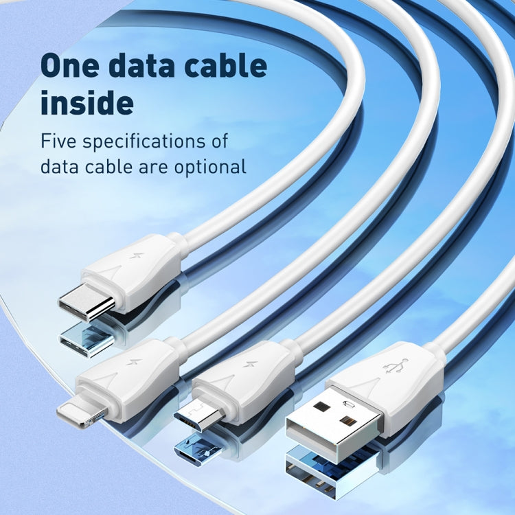 LDNIO Q334 32W Type-C + Dual USB Port Charger with 1m USB-C / Type-C Data Cable, Plug Type:UK Plug(White) - USB Charger by LDNIO | Online Shopping UK | buy2fix