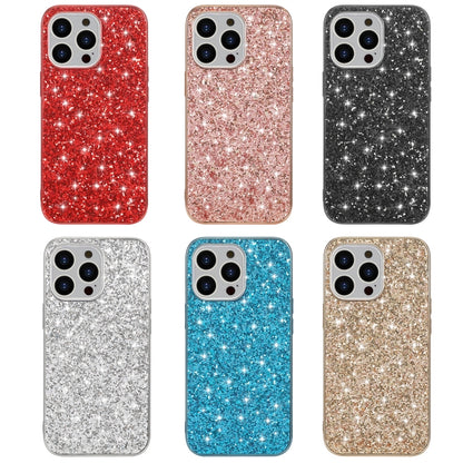 For iPhone 16 Pro Glitter Powder Shockproof TPU Phone Case(Gold) - iPhone 16 Pro Cases by buy2fix | Online Shopping UK | buy2fix