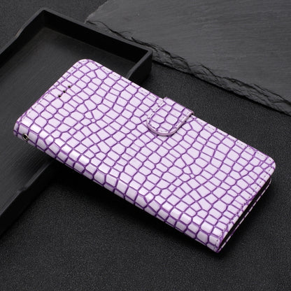 For iPhone 16 Crocodile Texture Horizontal Flip Leather Phone Case(Purple) - iPhone 16 Cases by buy2fix | Online Shopping UK | buy2fix