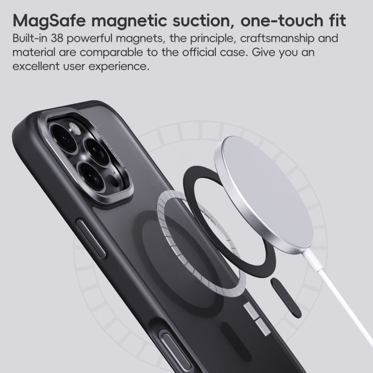 For iPhone 16 Pro Max Frosted MagSafe Magnetic Phone Case(Titanium Blue) - iPhone 16 Pro Max Cases by buy2fix | Online Shopping UK | buy2fix