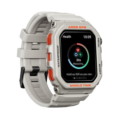 Zeblaze Ares GPS Rugged GPS Smart Watch, Support Heart Rate / Pulse Ox Blood Oxygen(Moon White) - Smart Watches by Zeblaze | Online Shopping UK | buy2fix