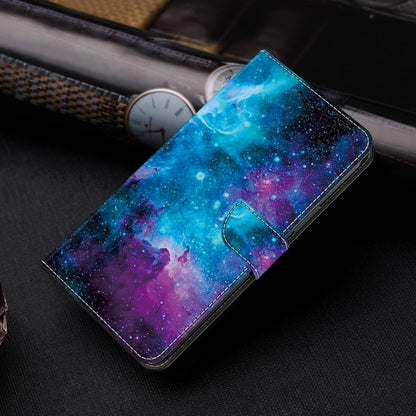 For iPhone 16 Pro Crystal Painted Leather Phone case(Starry Sky) - iPhone 16 Pro Cases by buy2fix | Online Shopping UK | buy2fix