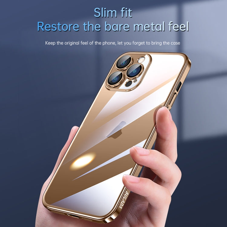 For iPhone 16 Pro Max SULADA JINGJIA Series Lens Protector Hard PC Phone Case(Silver) - iPhone 16 Pro Max Cases by SULADA | Online Shopping UK | buy2fix