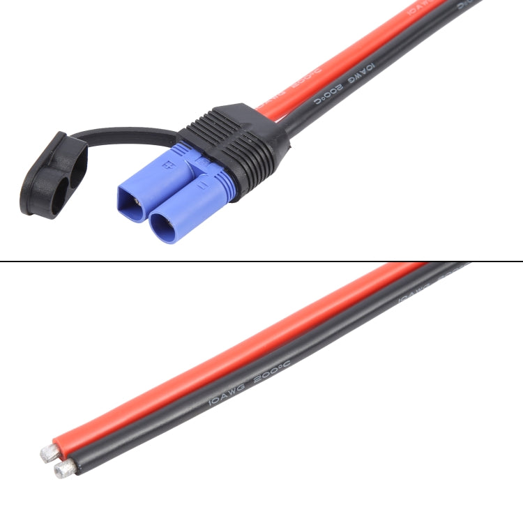 EC5 Male Connector Cable Car Power Emergency Start Silicone Soft Cable, Length:30cm - DIY Cables by buy2fix | Online Shopping UK | buy2fix