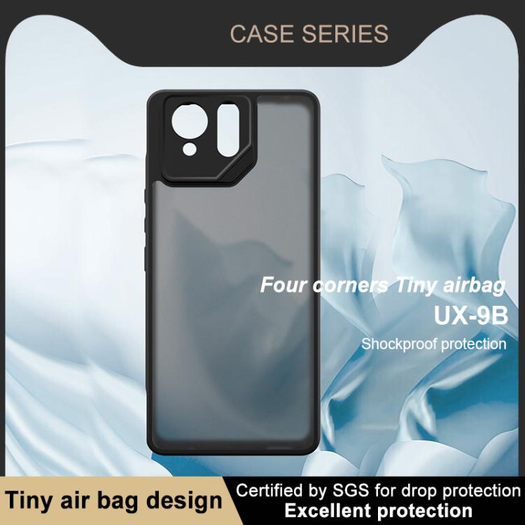 For Asus ROG Phone 9 / 9 Pro imak UX-9B Series Four Corners Tiny Airbag Shockproof Phone Case(Black) - ASUS Cases by imak | Online Shopping UK | buy2fix