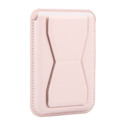 MagSafe Magnetic Wallet Card Hourglass Fold Holder Case(Pink) - Others Accessories by buy2fix | Online Shopping UK | buy2fix