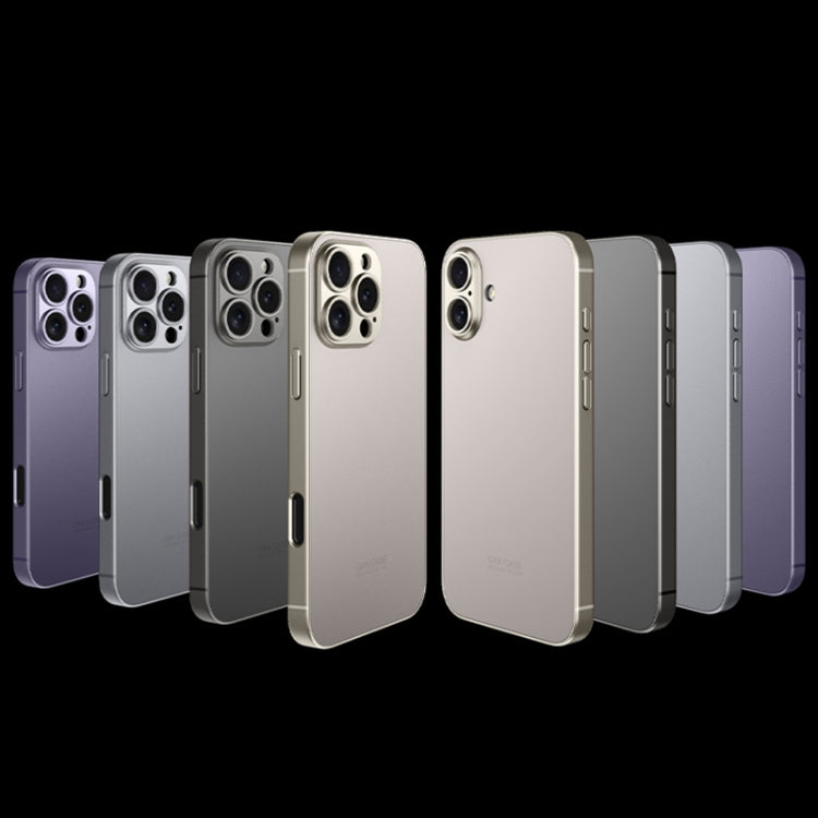 For iPhone 16 Pro Max GKK AG Craft Skin Feel Full Coverage Phone Case(Mountain Gray) - iPhone 16 Pro Max Cases by GKK | Online Shopping UK | buy2fix