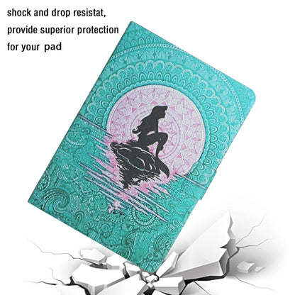 For iPad Pro 11 2024  Colored Drawing Pattern Flip Leather Smart Tablet Case(Mermaid) - iPad Pro 11 2024 Cases by buy2fix | Online Shopping UK | buy2fix