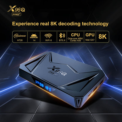 X96Q Pro+ Cortex-A55 Android 14 Octa-core CPU 4K HD Internet Set-top Box, RAM:2GB+16GB(EU Plug) - Others by buy2fix | Online Shopping UK | buy2fix